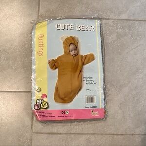 Cute Bear Baby Bunting with Hood